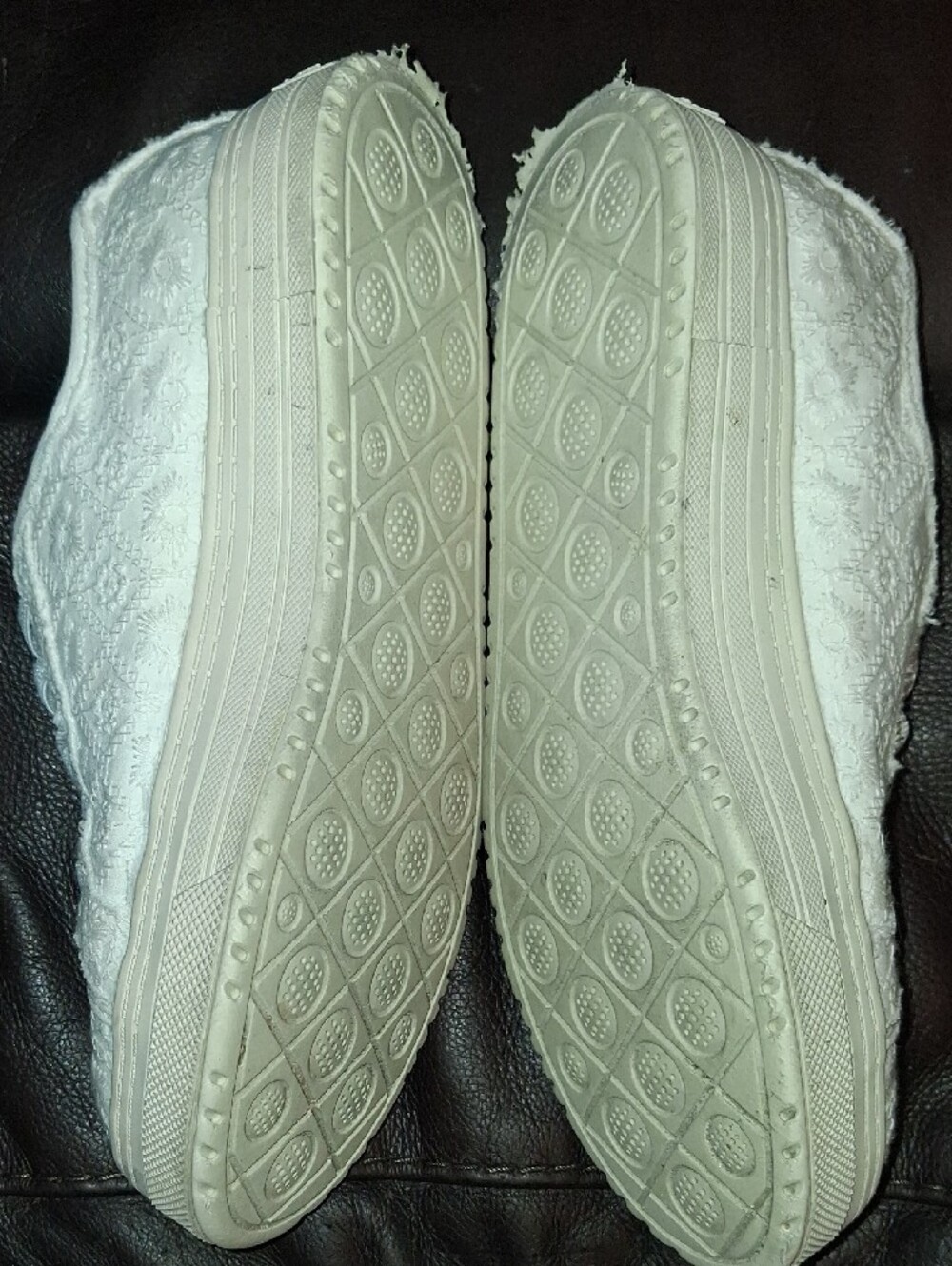 Blowfish White Lace-Up Lace Overlay Sneakers - Picture 2 of 3